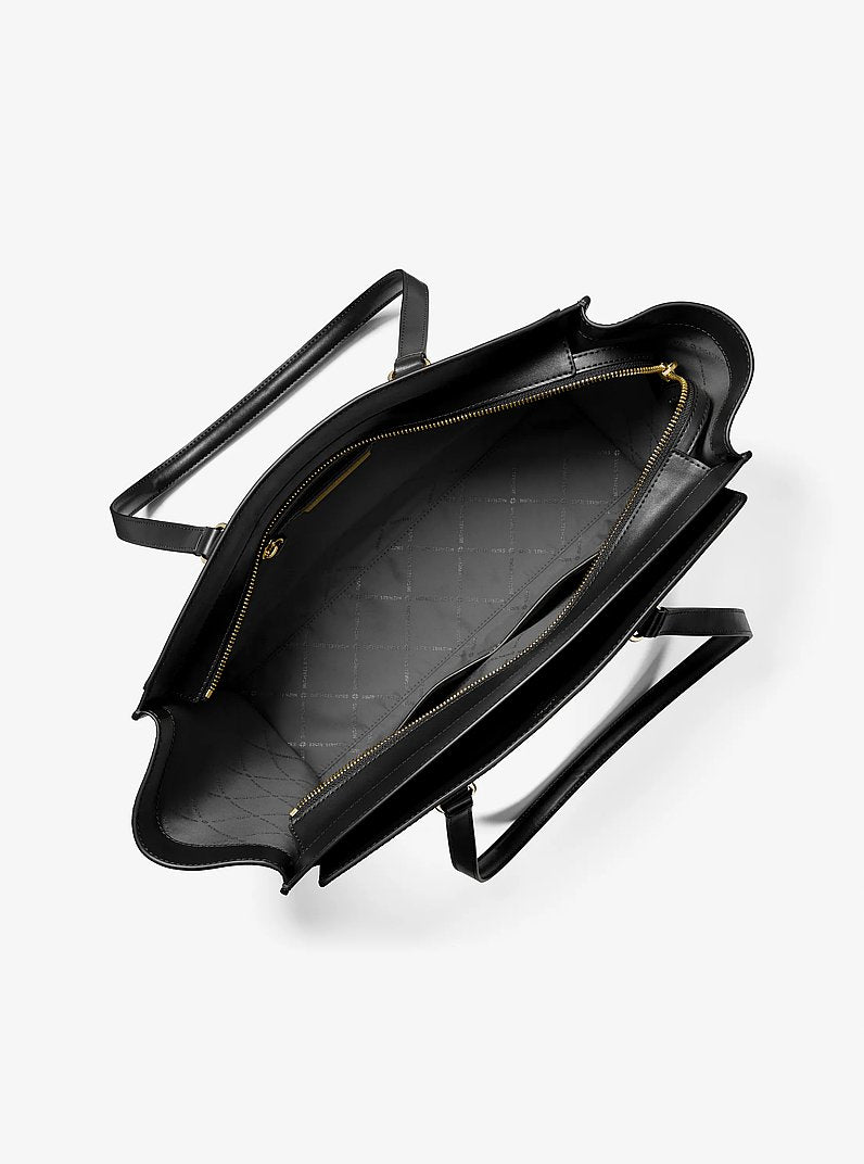 Grand cabas Becca en cuir Saffiano