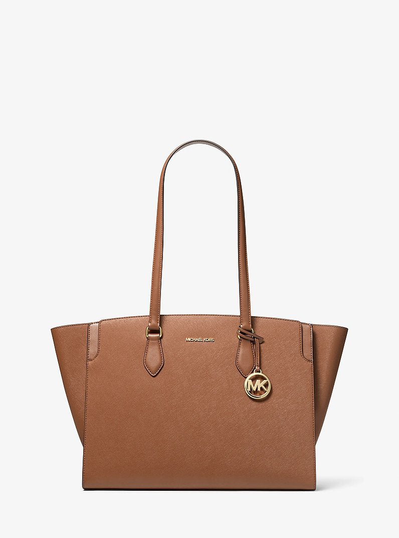 Grand cabas Becca en cuir Saffiano
