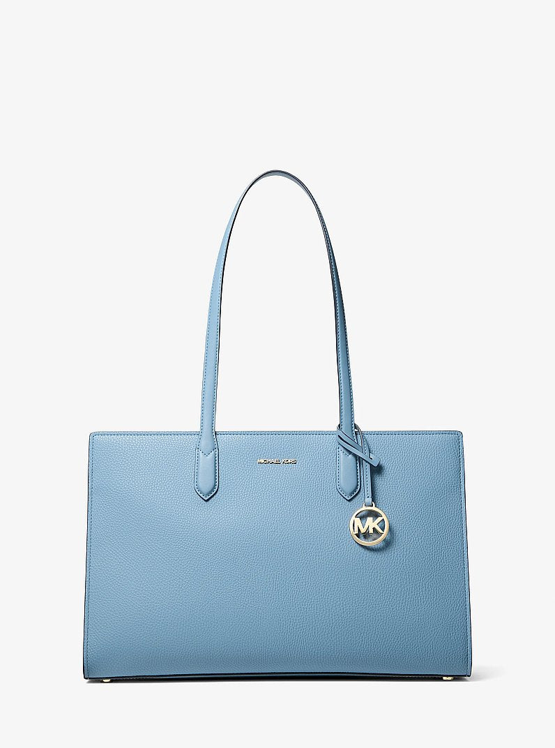 Cabas Scarlett de taille moyenne en cuir grainé