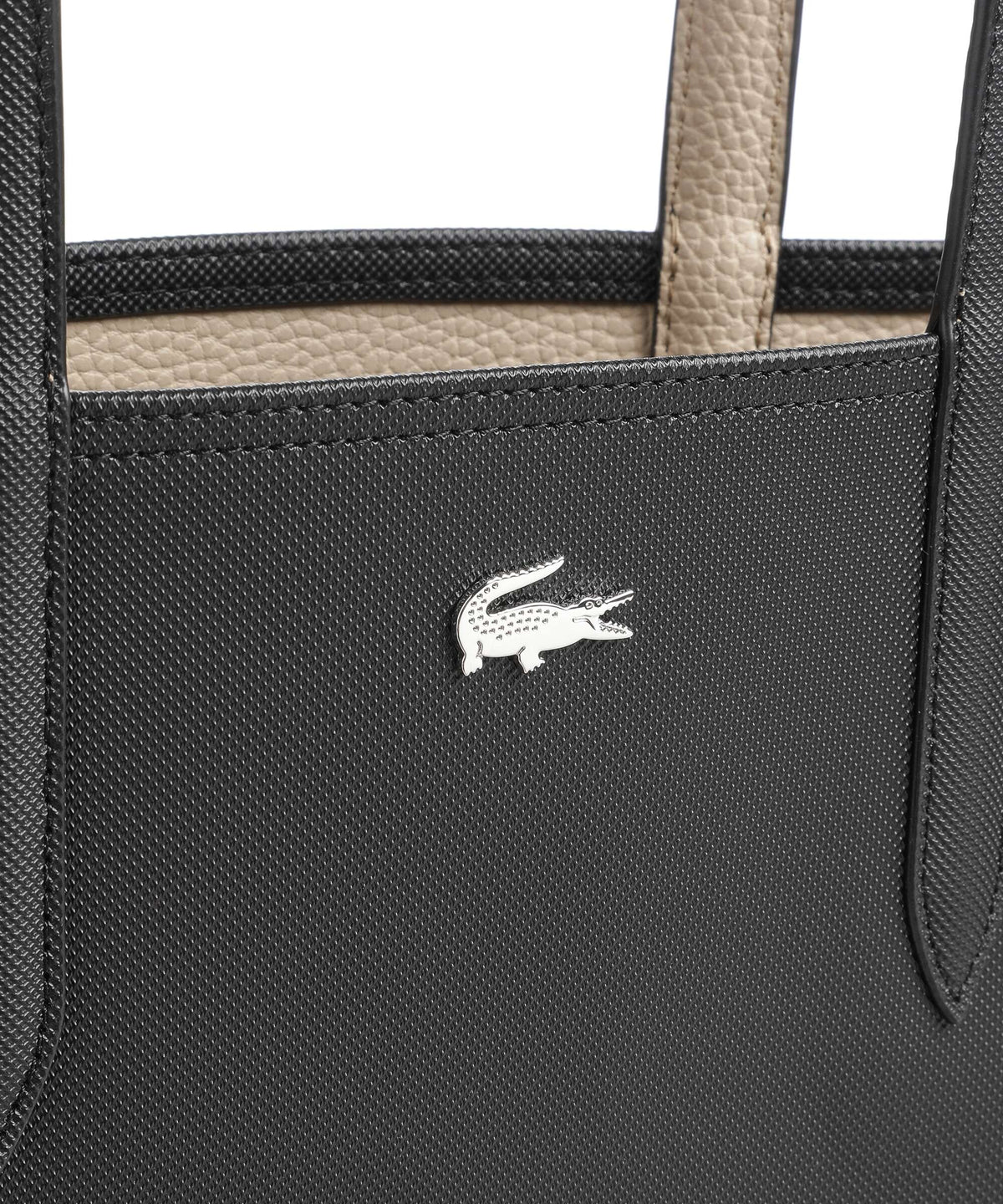 Lacoste Anna Boodschappentas noir/krema
