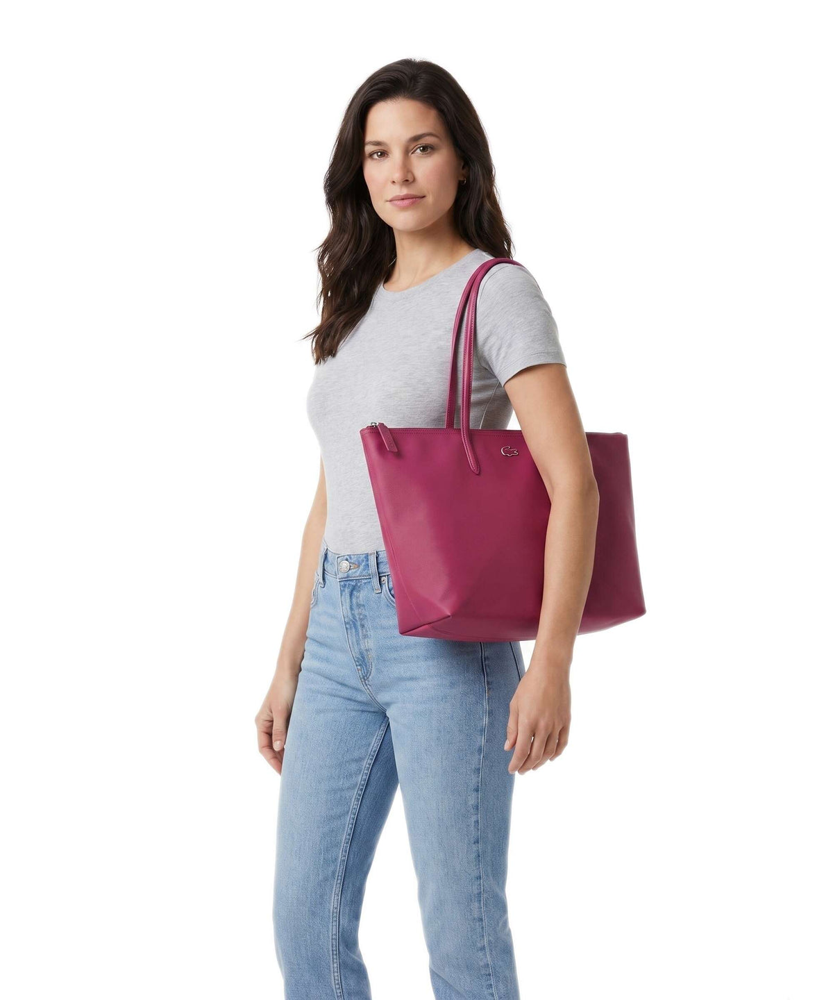 Lacoste L.12.12 Concept Boodschappentas rubine