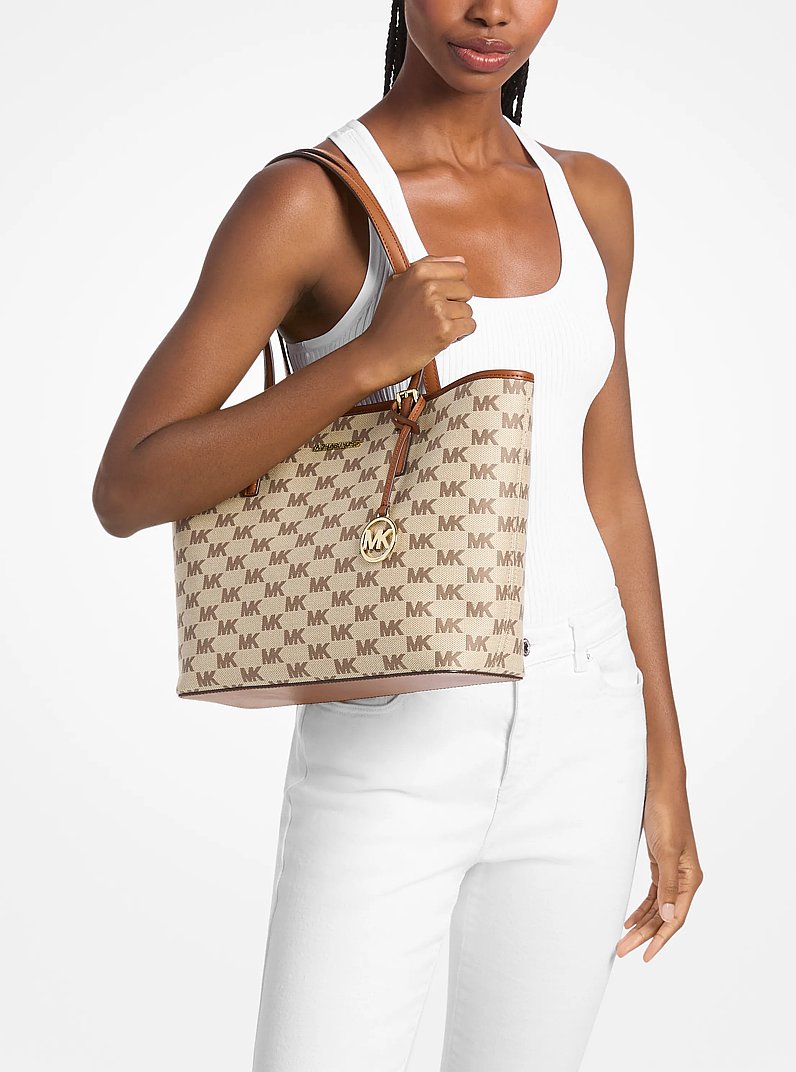 Cabas Jet Set jacquard
