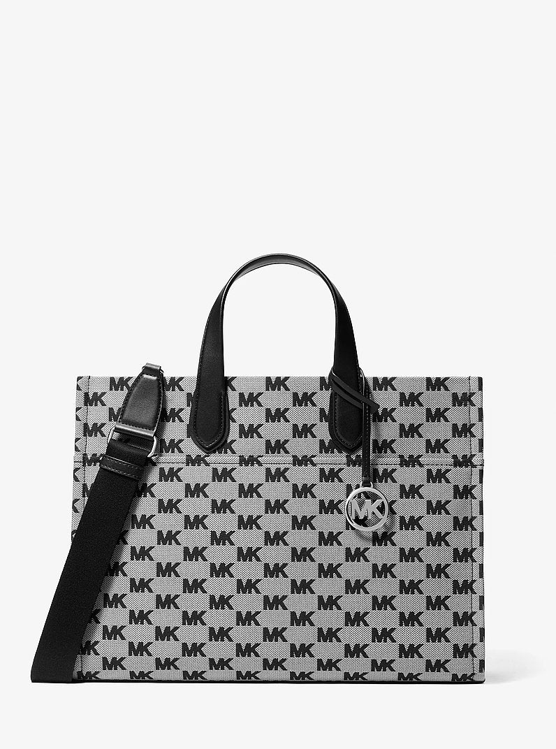 Grand cabas Gigi en jacquard à logo