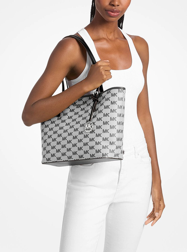 Cabas Jet Set jacquard