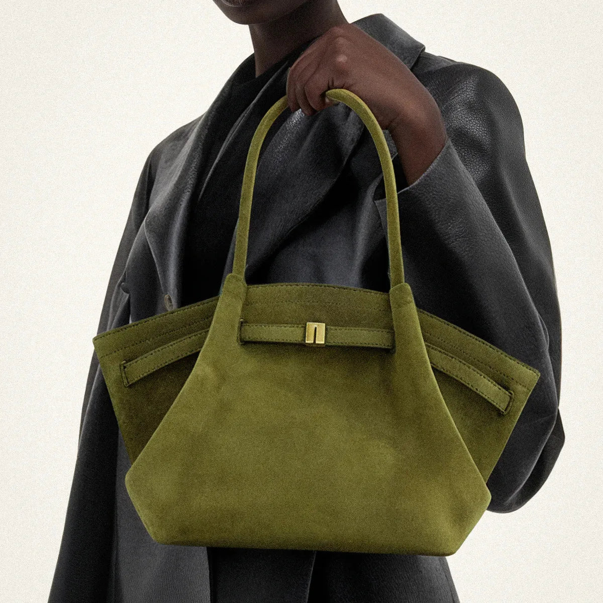 Sac à main épaule femme en faux daim